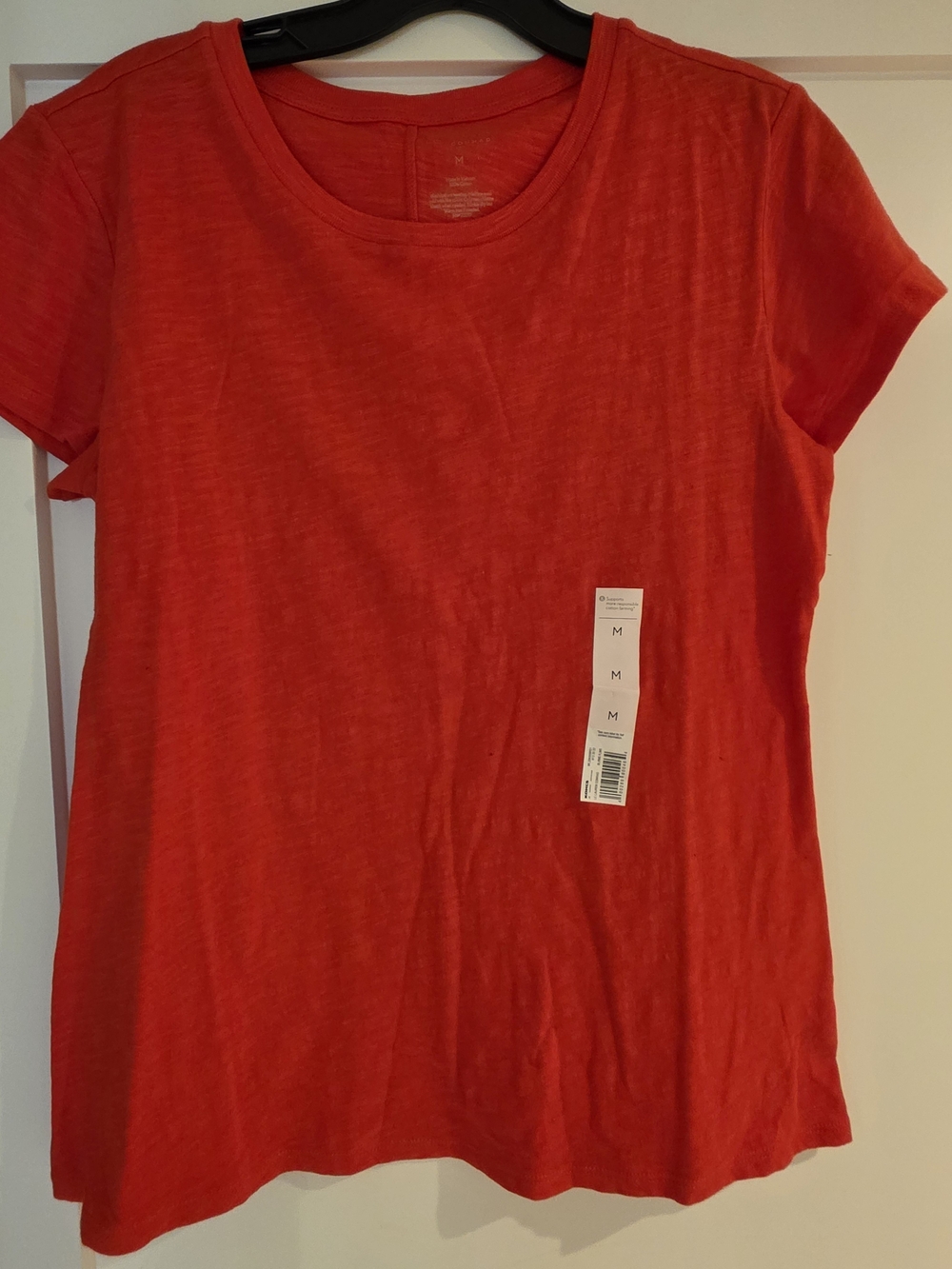 NWT LC Lauren Conrad Red Short Sleeve Crewneck Tee